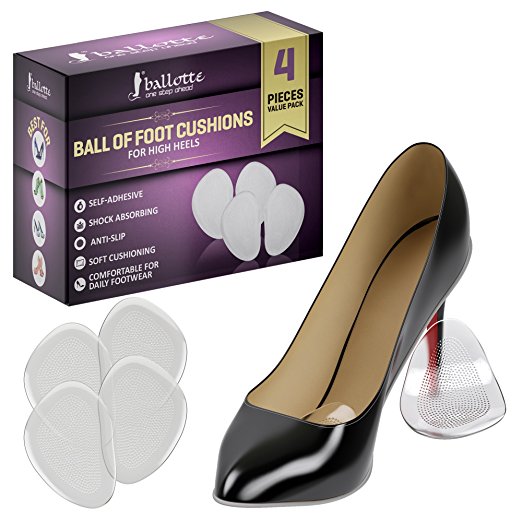 by Aveilo 12 PCS High Heel Pads Heel Liner Inserts Ball Of Foot Insoles 