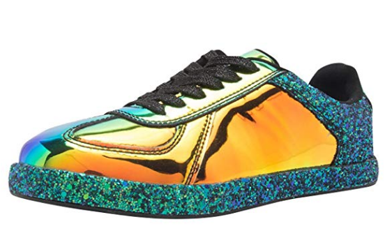Cambridge Select Iridescent holographic sneakers
