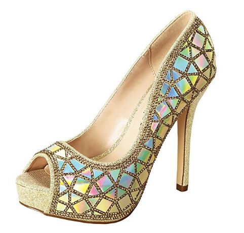 De Blossom Collection Carina holographic shoes