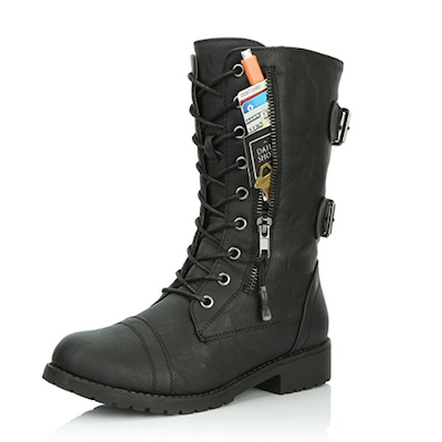 Military Combat Lace-Up Boots