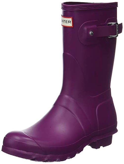 Hunter Original Short purple shoes