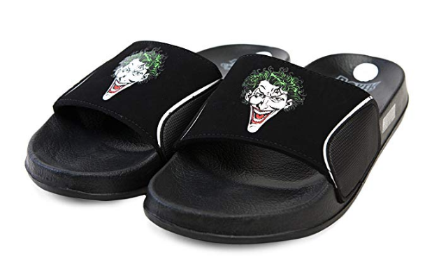 DC Comics The Joker Slide Sandals 