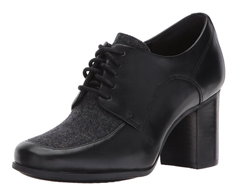 Clarks Kensett Darla oxford high heels