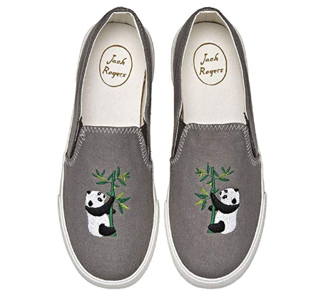seventtynine Baby Panda Panda Classic Men Canvas Slip-On Shoes Sneaker 