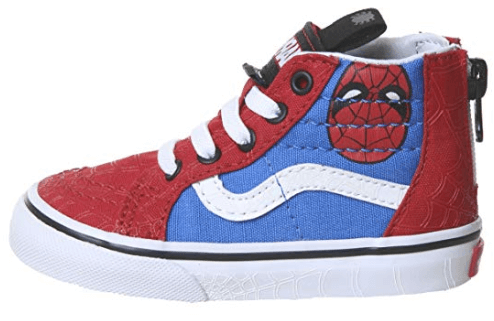 Vans Sk8 Hi spiderman shoes for kids