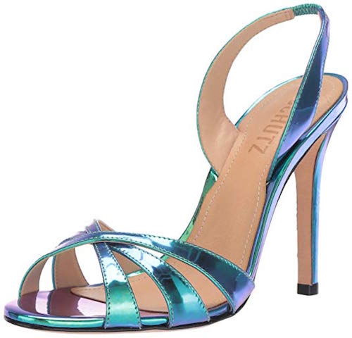 holographic shoes Schutz Chayanne