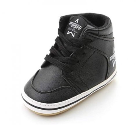 Antheron High Top hard bottom walking shoes for babies