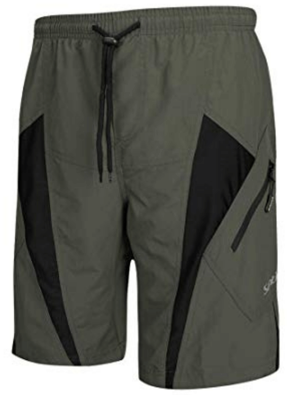 padded bike shorts loose fit