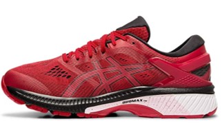 ASICS GEL-Kayano 26 red bottoms sneakers