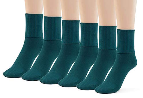 Best Bamboo Socks Silky Toes Turn Cuff