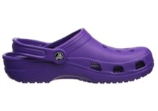 Crocs Classic purple shoes side view