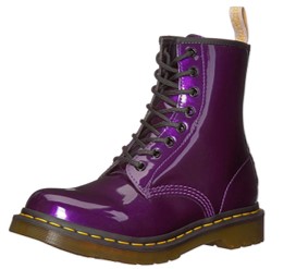 Dr. Martens Vegan Chrome purple shoes