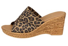 Onex Christina leopard print shoes side view