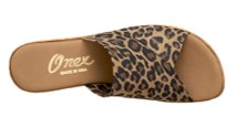 Onex Christina leopard print shoes top view