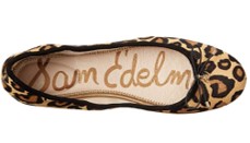 Sam Edelman Felicia leopard print shoes top view
