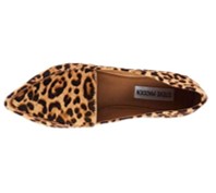 Steve Madden Feather leopard print shoes top view