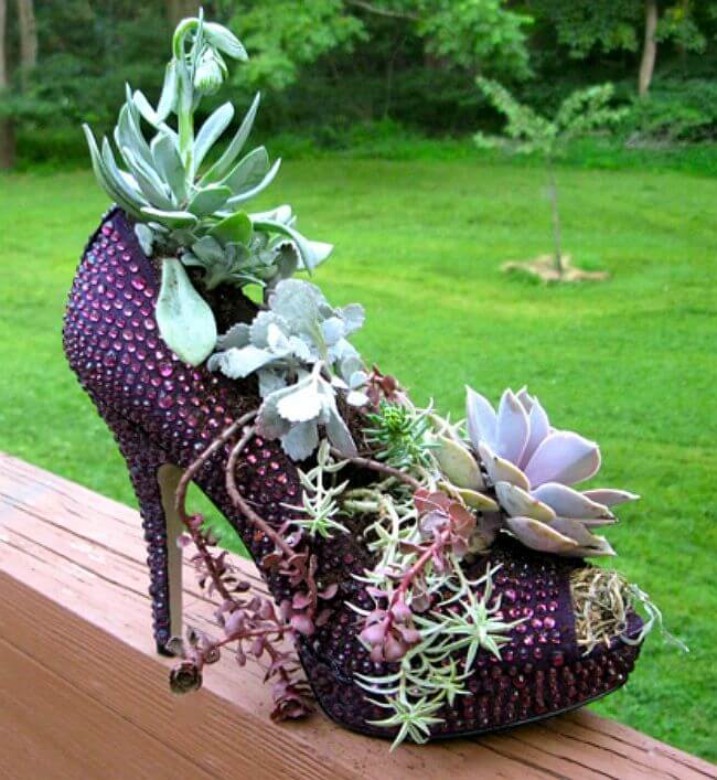 recycling shoes