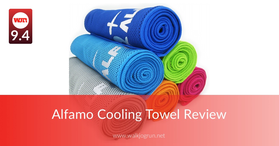 Alfamo Cooling Towel Reviewed for Cool Off Ability in 2019 WalkJogRun