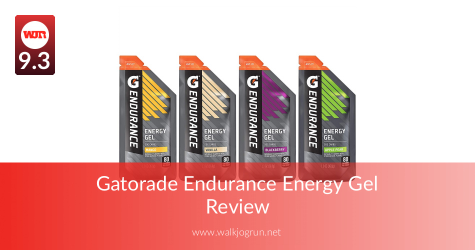 Gatorade Gel Endurance Energy Gel WalkJogRun